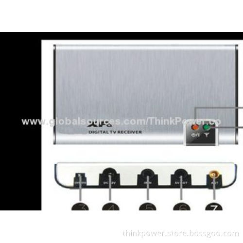 ISDB-T 1 Seg Car Digital TV Box for South America, 473.143-803.143MHz Frequency